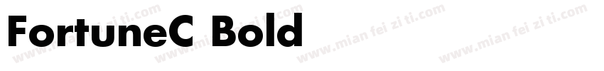 FortuneC Bold字体转换